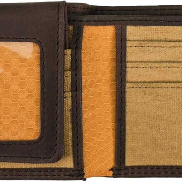 Elegant Men's Leather RFID Wallet - Compact Design with Removable Card Carrier - Picture 4 of 7